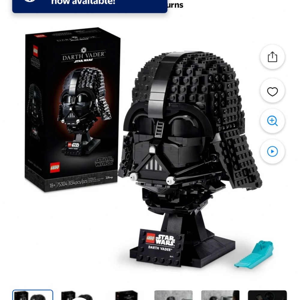 STARWARS legos darth vadar lego set!!